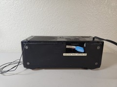 Vtg SOUNDESIGN AM/FM Alarm Clock Radio Cassette Player Model 3827 Black