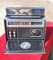 Zenith Transoceanic R7000 AM/FM VHF SW 12 Band Tested & Working with Booklet