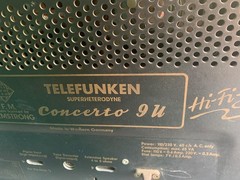 Telefunken Opus 6 HiFi Radio System Licensed by Armstrong Amplifier West Germany