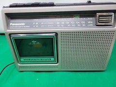 vintage panasonic fm am (radio Works) (cassette Does Not Work) rx-1230