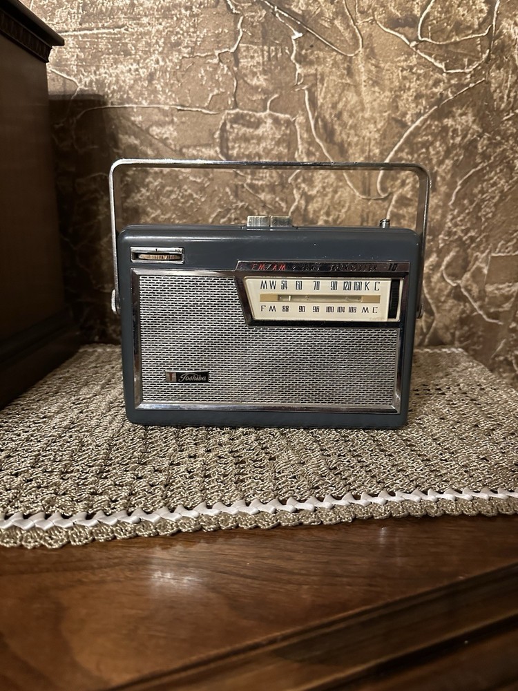 Vintage 1961 Toshiba 10TL-429F 2 Band 10 Transistor Radio Japan Tokyo Shibarura