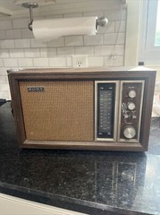 Vintage Sony AM FM Radio, TFM-9450W Tested and Works-