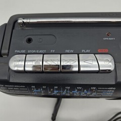 Vintage Sony CFM-155S AM/FM/Cassette/Short Wave Radio Tested Works