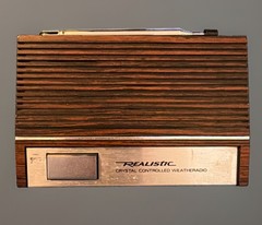 Vintage 1980 Radio Shack Realistic Crystal Controlled Weather Radio Tested/Works
