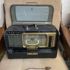 Vintage Zenith Trans-Oceanic Tube Wave Magnet Radio – Parts/Repair