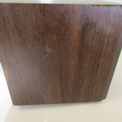 Vintage 1960&rsquo;s KLH Model Twenty One 21 FM Table Radio Wood Veneer Cabinet Works