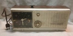 Vintage Zenith Z275L Am Alarm Clock Radio Mid Century 2 2677 Working