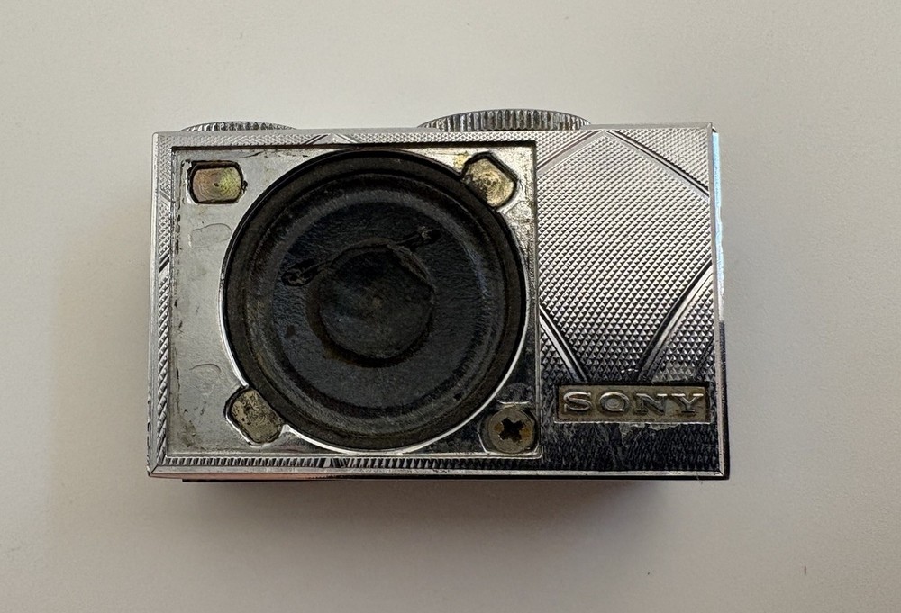 Vintage RARE Sony ICR-120 Miniature Compact AM Radio As Is For Parts & Repair