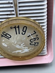 Vintage 1961 Pink Motorola Radio Model A16P