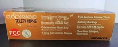Brand New Vintage Soundesign 7560-A AM/FM Electronic Clock Radio With Kmart Tape