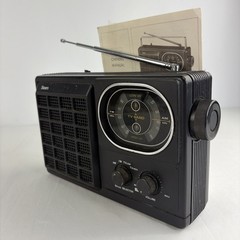 100% Working SEARS AM FM TV Portable Sound Radio w/ Owners Manual VERY CLEAN