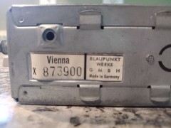 Blaupunkt Vienna Werke Car Radio Mercedes BMW Porsche UNTESTED AS-IS German Made
