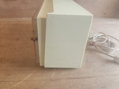 RCA Victor RDD19Z Clock Tube Radio AM 1950s Pale Yellow Parts Repair Vintage USA