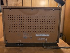 Vintage Sony ICF-9740W FM/AM 2 Bands Desk Top Radio TESTED & WORKING