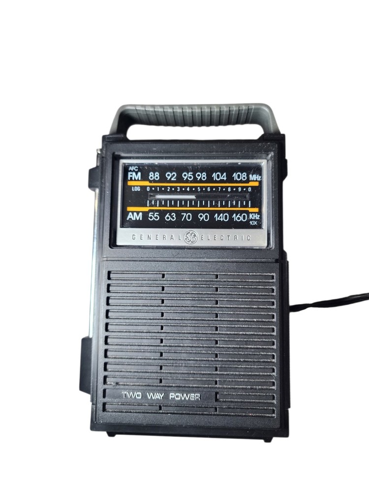 Vintage General Electric Two Way Power Radio Model #7-2800A, WORKING