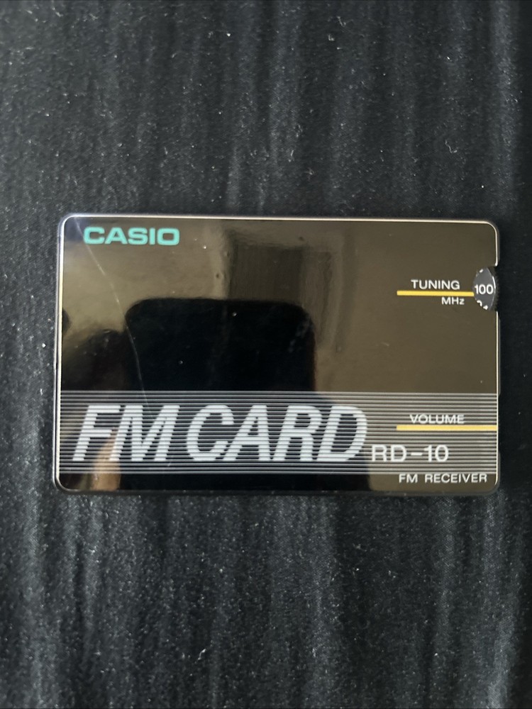 Casio RD-10 FM CARD Made In Japan CR2016