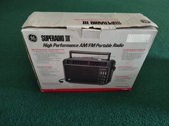 GE SuperRadio III Model 7-2887 Long Range AM/FM High Performance – Box & Foam