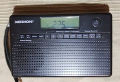 Medion MD82157 Essen Germany LW MW SW FM Receiver.Timer, stopw etc.Good working