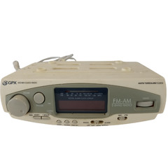 GPX Model D810 AM/FM Kitchen Clock Radio Vintage Under Cabinet Mount