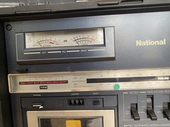 National Panasonic Disco BS RX-A2 AM/FM Cassette Japan Vintage