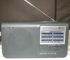 Sony ICF-36 Portable 4 Band Radio.