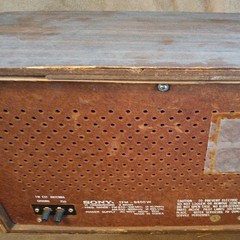 Vintage Wood Sony TFM-9450W AM/FM Radio