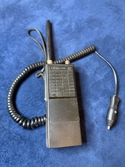 Vtg Westmarine General Electric Handheld Radio Vhf W Cigarette Adapter