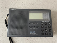 Vintage Radio Shack DX-375 Portable AM FM Short Wave Radio Receiver untested
