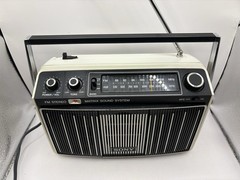 Sony MR-9100W Matrix Sound System FM AM Radio White Tested Works Please Read!