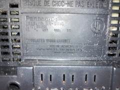 Panasonic Electric Clock Radio 2 Band AM / FM Model RC 6115 Vintage Working