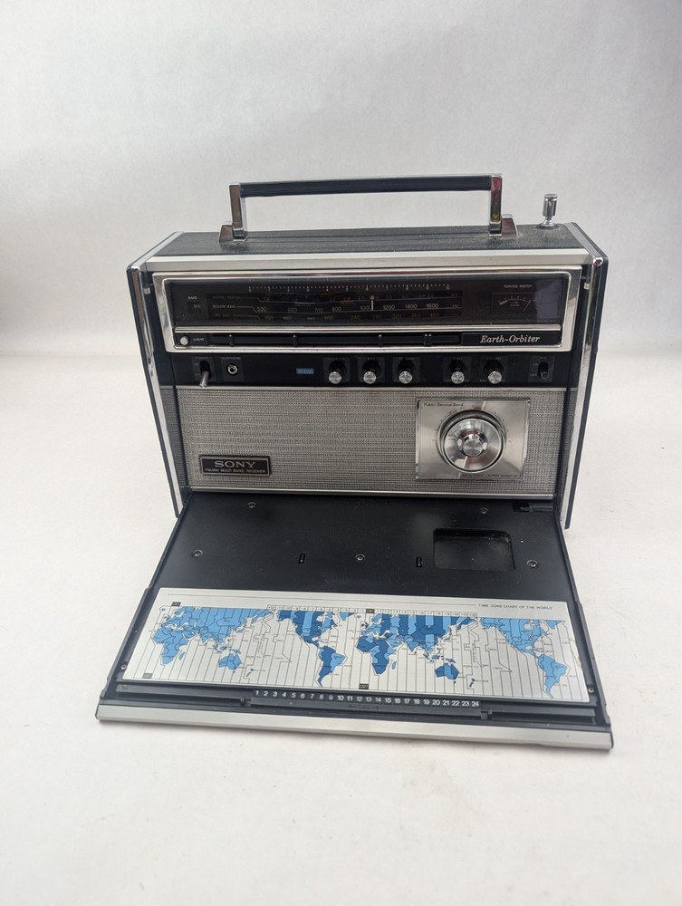 SONY 10 Band Earth-Orbiter CRF-5100 AM/FM/AIR/PSB/LW/SW AC/DC – READ