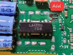 Sony ICF-SW7600 Genuine LA4550 Audio Amp. IC New old stock Made in Japan 1pc