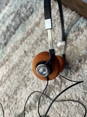 Vintage Panasonic RD 9217 Headphones Wired Retro Medal Band Over Ear