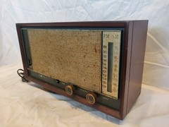 Rare Vintage Zenith Mid Century Solid State FM AM Radio Dial Tuner Z426W works.