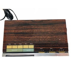 VTG 70s JCPenneys Walnut AM/FM Alarm Clock Radio Model 680-3000 Electric/Battery