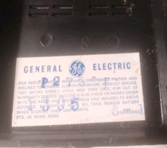 Vintage 1973 GE General Electric Solid State AM Radio – Model P-2790F TESTED
