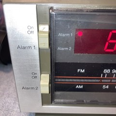 Vintage « J.C.Penney »- AM/FM Dual Alarm Clock Radio/model#680-3795