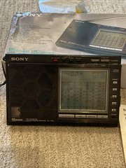 SONY ICF-7700 RADIO 15 BANDS FM/LW/MW/SW PLL SYNTHESIZED RECEIVER PARTS REPAIR