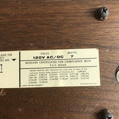 Motorola AM/FM Solid State Vintage Radio TT13EW Wood (Works!)