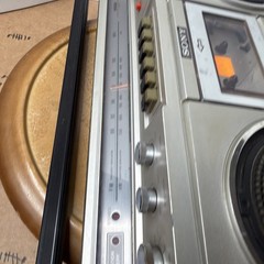 Vintage SONY CFS-45 AM/FM Boombox Cassette Player Recorder Tested Works READ