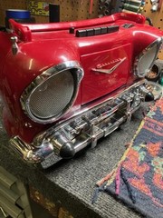 57 Chevy Cassette Player AM FM Radio RANDIX SERVICED VIDEO