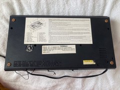 Sears 1979 Model 23400 AM/FM Cassette Clock Radio Rare Vintage fix or parts