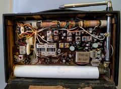 Vintage Peerless 1444 4-Band Transistor Radio Shortwave Marine AM FM Japan Works