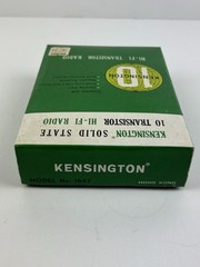 Kensington Solid State 10 Transistor AM Radio Model: 1657 Hong Kong