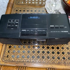 Vintage Panasonic RC-X250 Alarm Clock AM FM Radio Cassette Player Tested Working