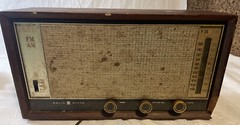Rare Vintage Zenith Mid Century Solid State FM AM Radio Dial Tuner Z426W -B.A5