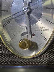 Vintage 1960s Sears Silvertone « Instant Sound » AM Clock Radio ~ Radio Works