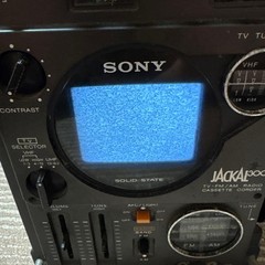 Sony FX-300 Jackal 300 FM AM Radio TV Cassette Recorder Boombox Vintage JUNK
