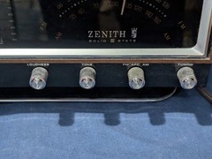 ZENITH C472W-3 Circle of Sound Flip Alarm Clock, AM/FM Radio, Video!