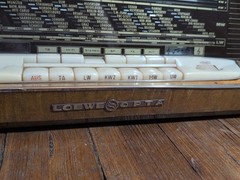 Retro 1960&rsquo;s Loewe Opta Vineta Stereo German Tube Radio 4781W Wood VTG